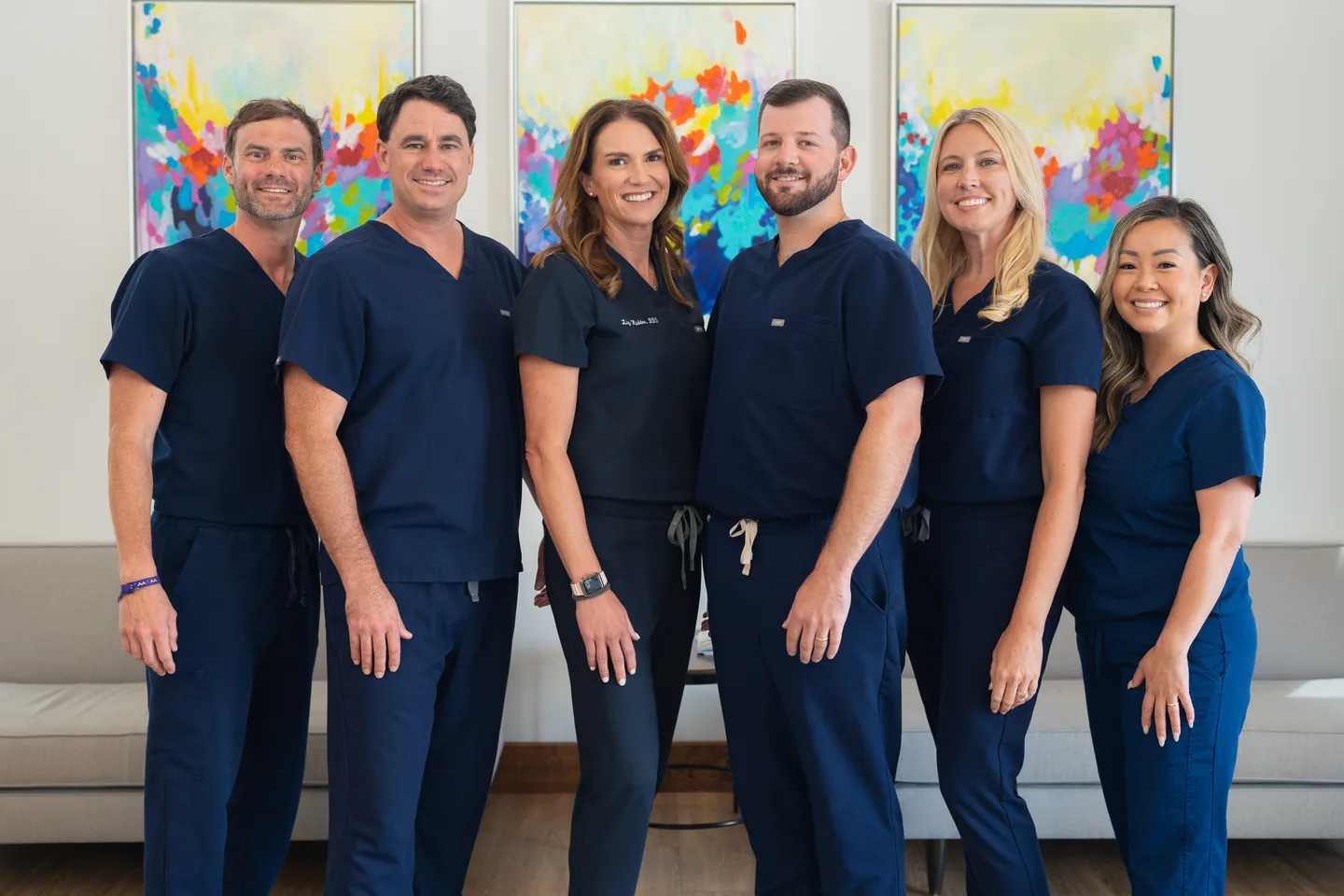 Kidder Dental team of dentists and hygienists in the Fairhope office